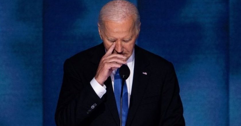Biden partisine veda konuşması yaptı
