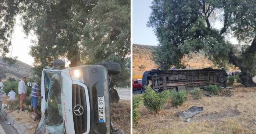 Muğla’da tır turist minibüsüne çarptı: 6 turist yaralandı – Son Dakika Türkiye Haberleri
