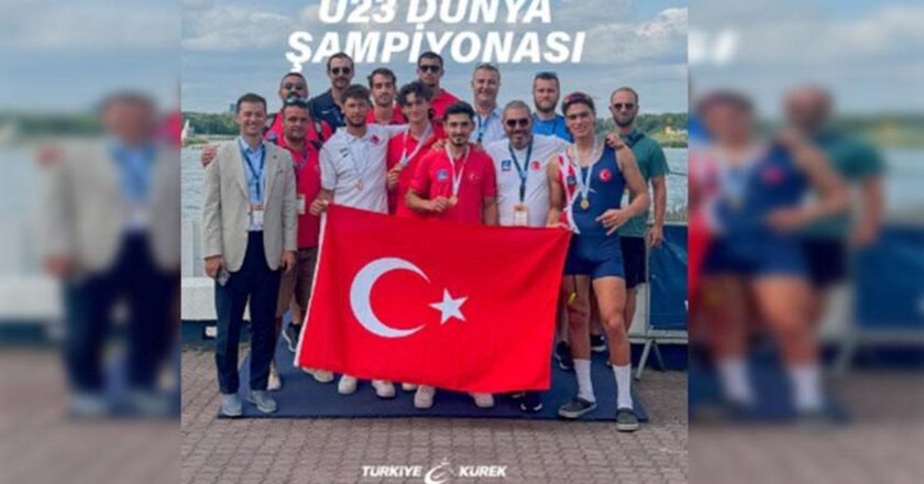 Kürekte tarihi başarı! 3 kategori 3 altın madalya