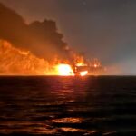 Karadeniz’de Tanker Patladı, Alevler Yükseldi