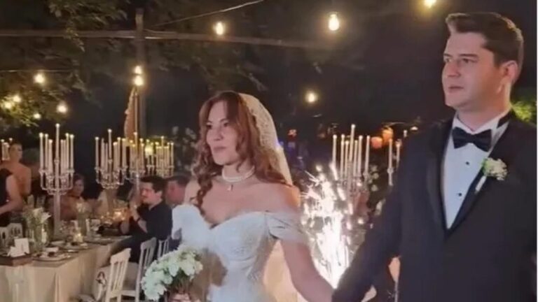 Ümit Besen’in kızı Ezgi Besen evlendi! Ünlü şarkıcı nikaha yetişemedi